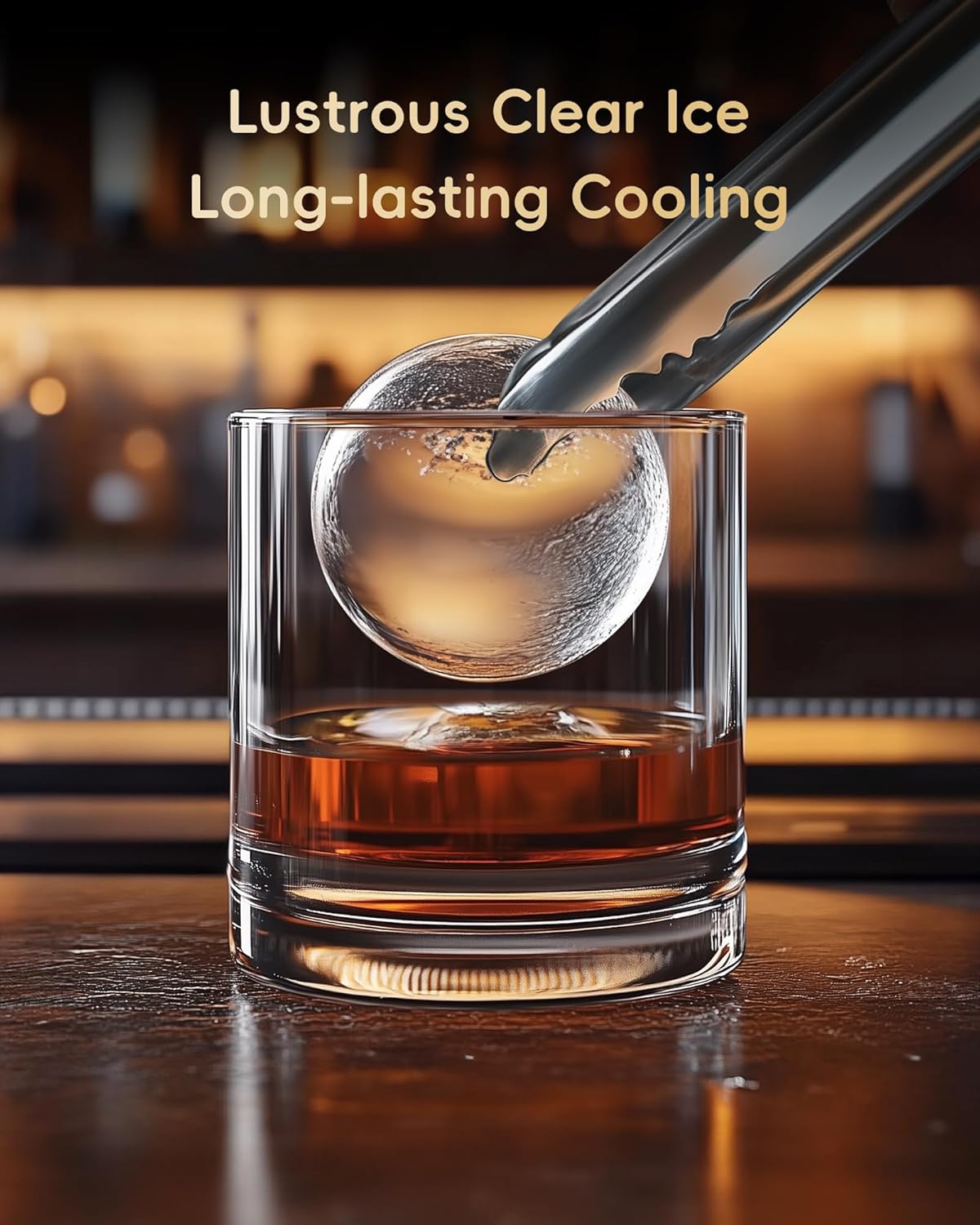 ⭐️ Make Perfect Clear Ice Balls in 40 Minutes: The Ultimate Whiskey Ice Maker