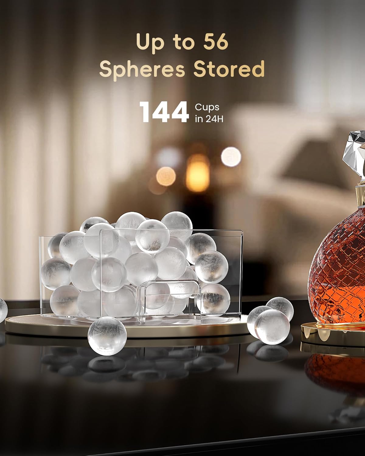 ⭐️ Make Perfect Clear Ice Balls in 40 Minutes: The Ultimate Whiskey Ice Maker